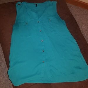 Gorgeous teal maurices tank